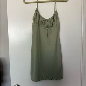 Princess Polly sage green mini dress never worn
